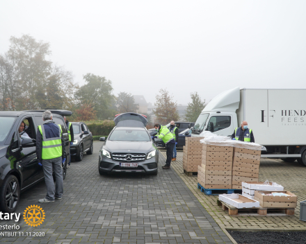 Mooie opbrengst actie afhaalontbijt van Rotaryclub Westerlo 