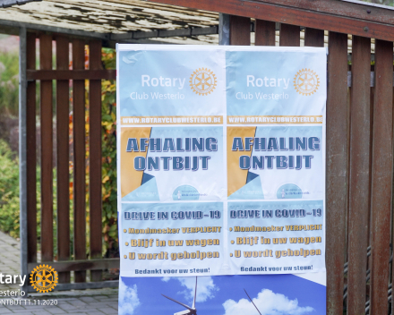 Mooie opbrengst actie afhaalontbijt van Rotaryclub Westerlo 