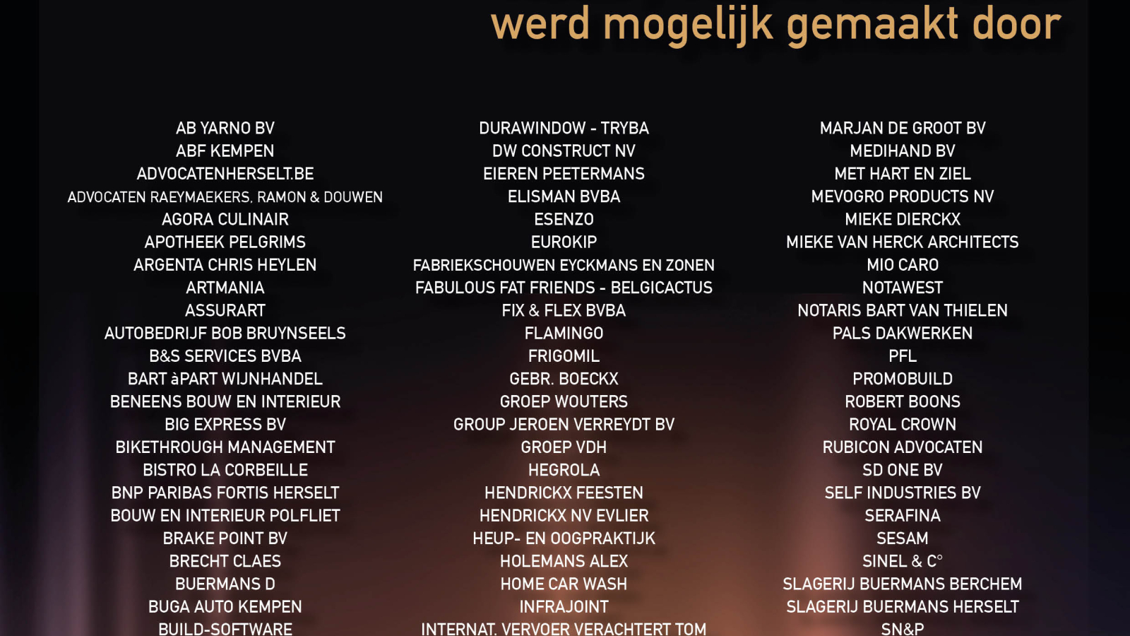 Sponsormogelijkheden RNC 2024 Westerlo